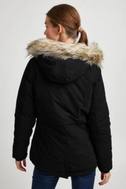 OXMO Winterjassen Winterjas LONA Dames Zwart -Kledingwinkel a4ad04b94441a9765c45992add3e24fd