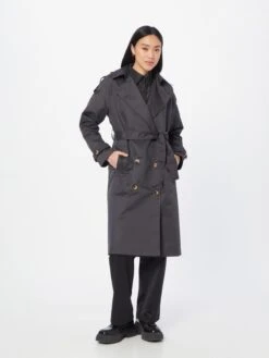 Trendyol Trenchcoats Tussenmantel Dames Antraciet -Kledingwinkel a677103861a1e149d1c1c8746955797d