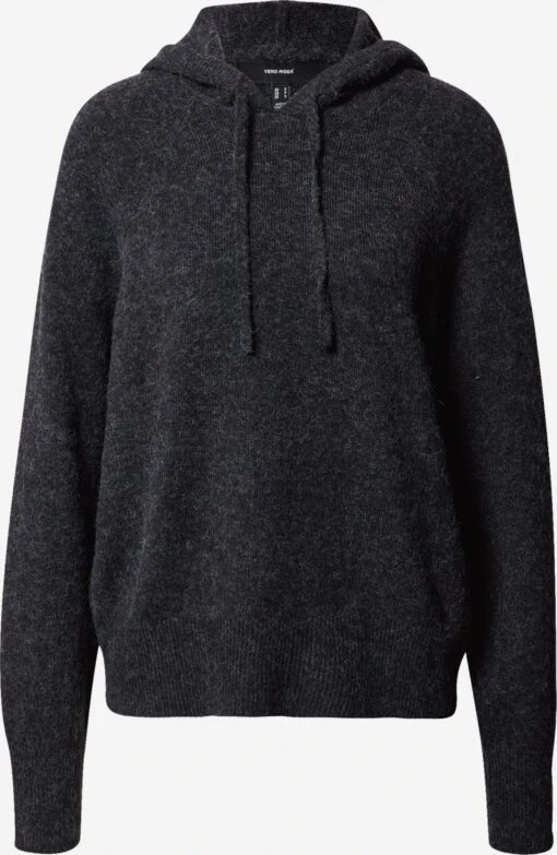 Vero Moda Hoodies Trui Dames Zwart Gemêleerd -Kledingwinkel a694a1814aa24a235e07644c5b085e45 scaled