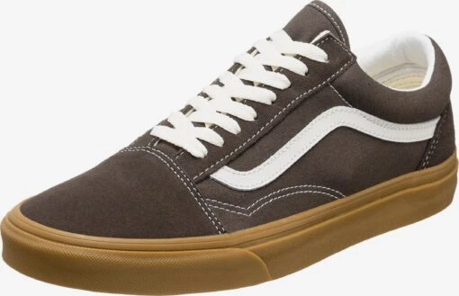 Vans Skate Sneakers Sneakers Laag Old Skool Dames Bruin -Kledingwinkel a78bdb5d624df77248fd441f1a4980b7