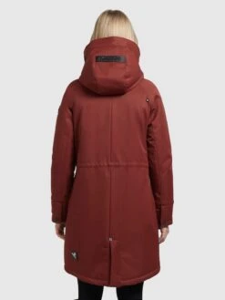 Khujo Parkas Tussenparka Dames Roestrood -Kledingwinkel aae34fa000e1719f6ff3d7ed57fc74ac