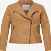 ONLY CARMAKOMA Leren Jassen Tussenjas Avana Dames Sepia -Kledingwinkel ab9a8d2b6e5fabbd20eee7c2d237457c