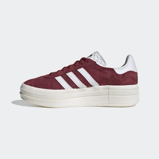 Adidas Originals Fashion Sneakers Sneakers Laag GAZELLE BOLD Dames Donkerrood -Kledingwinkel ad2931bb1a02e2b67b8b5e0c29be6c82