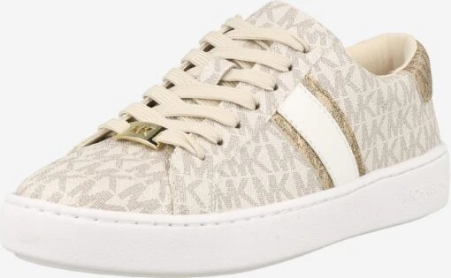 MICHAEL Michael Kors Skate Sneakers Sneakers Laag Dames Lichtbeige / Donkerbeige -Kledingwinkel ad6c6f8a7a90a3291d420cb6df7e923b