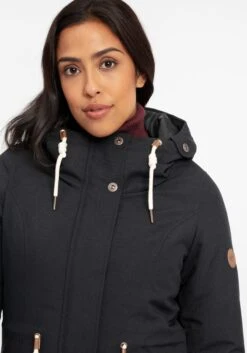 OXMO Parkas Tussenparka Melly Dames Zwart -Kledingwinkel ae50f4ec08e0629fa3bd53bf4367d0b6