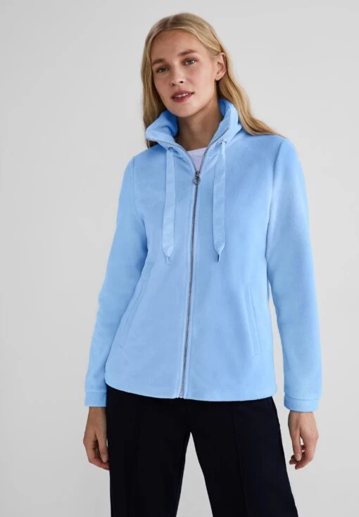 STREET ONE Outdoor Jassen Fleece Jas Dames Lichtblauw -Kledingwinkel af72535efa9f1ea503cff6139611953f scaled