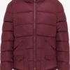 MyMO Winterjassen Winterjas Dames Bordeaux -Kledingwinkel b01ba9a532b4660962682f97d9b52101