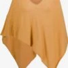 Ulla Popken Ponchos & Kimonos Cape Dames Honing -Kledingwinkel b202e9927164b4eb6b917684c361164d