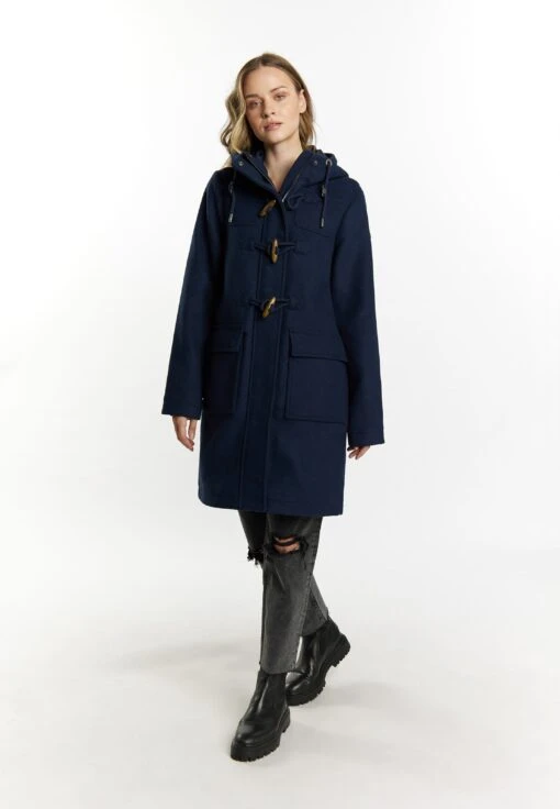 DreiMaster Vintage Duffelcoats Tussenmantel Incus Dames Marine -Kledingwinkel b2dde9995116e60aaade18b90095fabd scaled