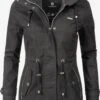 Marikoo Parkas Tussenparka Nyokoo Dames Zwart -Kledingwinkel b41b6af2a393965c887cb0d9a1424e9b