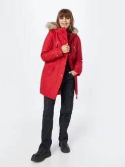 Vero Moda Parkas Winterparka TRACK Dames Rood -Kledingwinkel b5e121318671767b5767f35df920e1db