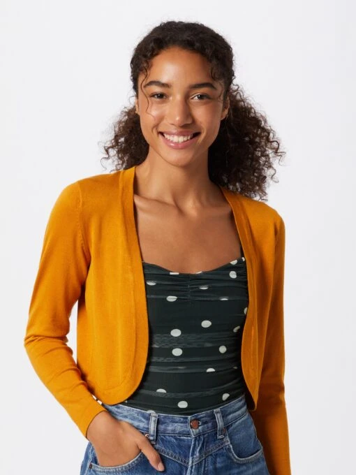 Kaffe Boleros Bolero Astrid Dames Goudgeel -Kledingwinkel b624d140a7c22b37554cf5145d09584f scaled