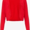 Kaffe Boleros Bolero Astrid Dames Rood -Kledingwinkel b77b01a10655233e76cca93c808c3a4e