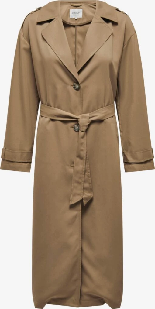 ONLY Trenchcoats Tussenmantel Line Dames Lichtbruin -Kledingwinkel b84a3aa4f9e68a5ec98a826ddc95e93a scaled