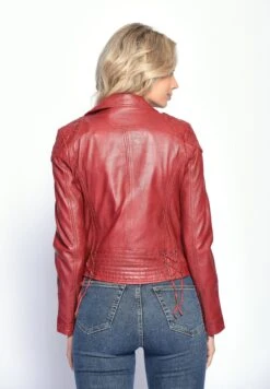 Maze Leren Jassen Tussenjas Ibiza Dames Rood -Kledingwinkel b909ad532125492fd4bbf7d08c066001