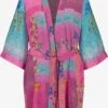 Ponchos & Kimonos Kimono Dames Magenta -Kledingwinkel bb81f7d3732804f999928479d94edbd7