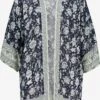 Ulla Popken Ponchos & Kimonos Kimono Dames Marine -Kledingwinkel bcfe5573bc745cba4f35dc1a05715b84