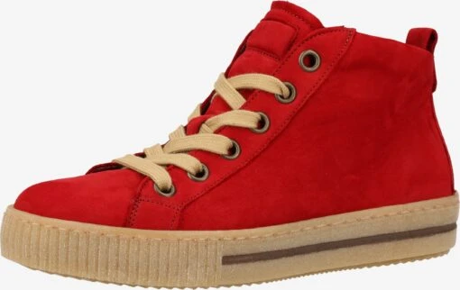 Gabor Hoge Sneakers Sneakers Hoog Dames Vuurrood -Kledingwinkel bd38b7e443686df5a35cdd565e41db4a