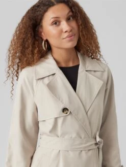 Vero Moda Trenchcoats Tussenmantel Tessa Dames Beige -Kledingwinkel be3c1c43f3d83c3d5ae6e0d594c6eb51