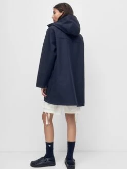 PULL & BEAR Parkas Tussenparka Dames Navy -Kledingwinkel be3c5b6c61c17cdaf37ad1de47fcc1ff