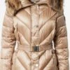 MICHAEL Michael Kors Winterjassen Winterjas Dames Goud -Kledingwinkel be882cfcc3676800fe81204fb01237ea