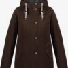 Schmuddelwedda Outdoor Jassen Functionele Jas Dames Chocoladebruin -Kledingwinkel bf17a6df6eda5ee0cebe8f03be183cd4