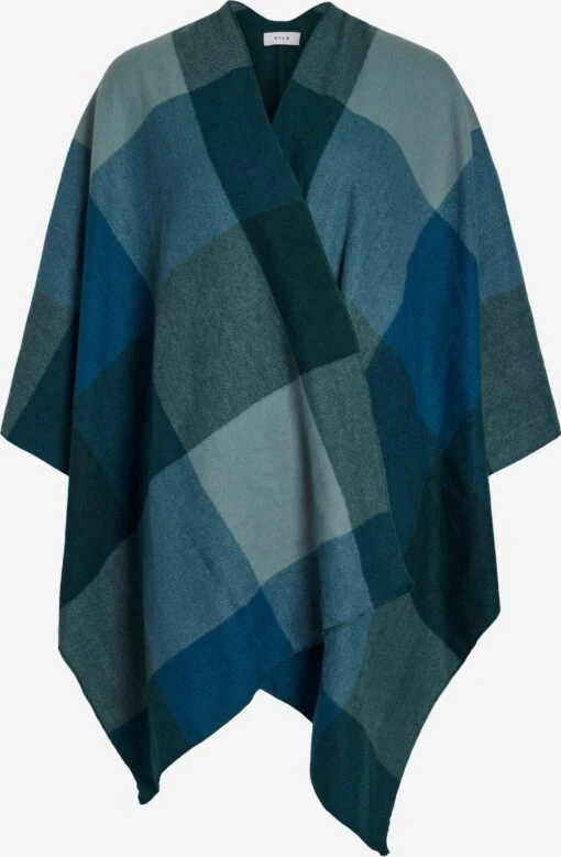 Vila Ponchos & Kimonos Cape LUANNE Dames Blauw -Kledingwinkel bf4b15c873038b43dd096945baf893f6 scaled