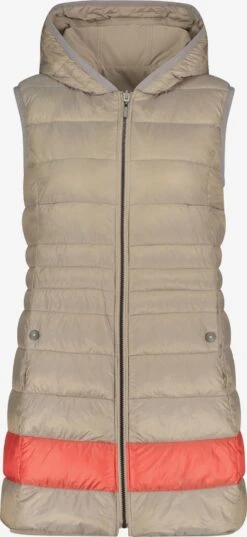 Gil Bret Bodywarmers Bodywarmer Dames Taupe -Kledingwinkel c0f371573c1568bc08f849e8f3878833