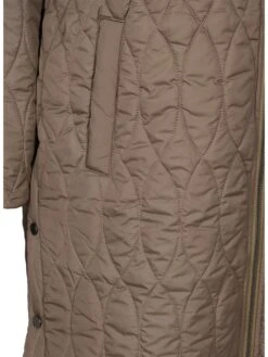 Zizzi Winterjassen Winterjas MCAMP IN Dames Bruin -Kledingwinkel c13a9577a9610ee2fdc097cfc8ec1495