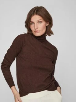 Vila Coltruien Trui Comfy Dames Chocoladebruin -Kledingwinkel c2e5cc88db850c2ed743f52b1a9ff948