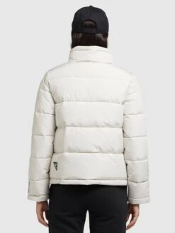 Khujo Winterjassen Winterjas Tuba Dames Offwhite -Kledingwinkel c6b8b1e2012dc92a268f93e6e0b4695a