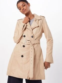 Maze Trenchcoats Tussenmantel Culima Dames Beige -Kledingwinkel c8e3500c8bea1e5e9e077faa9276f9ae