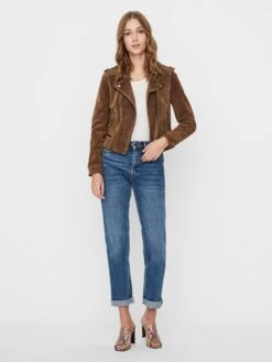 Vero Moda Leren Jassen Tussenjas Dames Donkerbruin -Kledingwinkel cc753427ddfcfebe6f5476bfd7a2c761