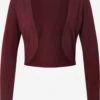 Kaffe Boleros Bolero Astrid Dames Bordeaux -Kledingwinkel cd860456ae34027d9c52aa8ecac448ae