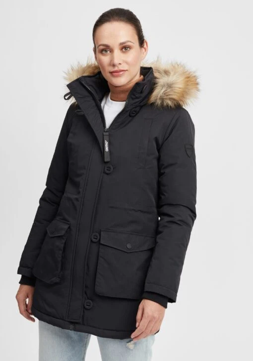 OXMO Parkas Winterparka Acta Dames Zwart -Kledingwinkel d0b191620dd451f59485d50fc37cee98 scaled