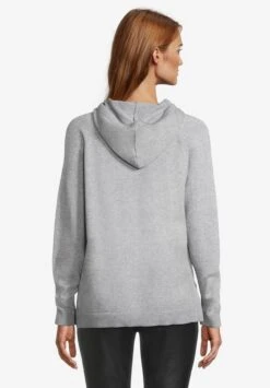 Betty Barclay Hoodies Trui Dames Grijs Gemêleerd -Kledingwinkel d14b469ea1944433ce7e6926031b6423