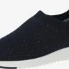 Caprice Slip-on Sneakers Slip-on Dames Nachtblauw -Kledingwinkel d2845169fb20da95ac38a78643b55b54