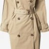 WAREHOUSE Trenchcoats Tussenmantel Dames Stone Grey -Kledingwinkel d28fc98d0f2263eb23843d06c5d8f735