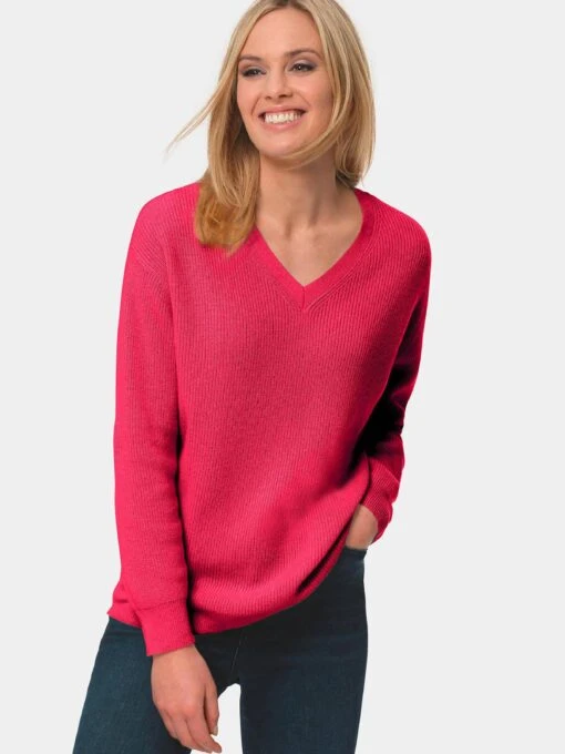 GOLDNER Basic Truien Trui Dames Pink -Kledingwinkel d2d34eb369efaf1818e07247e1b15a37 scaled