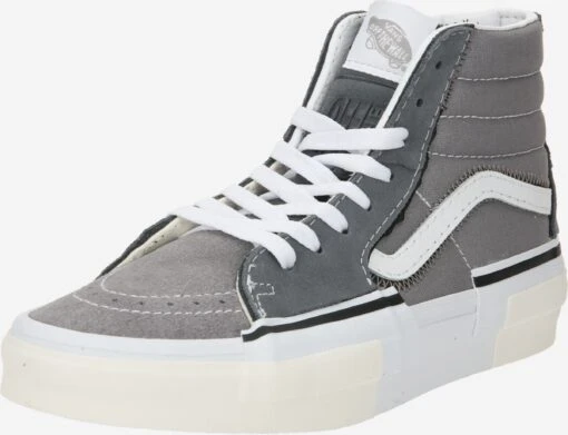 Vans Hoge Sneakers Sneakers Hoog Dames Grijs / Donkergrijs -Kledingwinkel d30a0bb242d5e7b66e29a6dc8ec97227