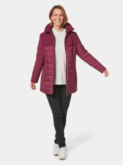 GOLDNER Winterjassen Winterjas Dames Roze -Kledingwinkel d483c6f7add9d062531c44ec477e6ef3