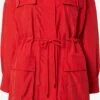 United Colors Of Benetton Parkas Tussenparka Dames Rood -Kledingwinkel d4c5a1ec0a52fb5e34fd2f45b24902ae