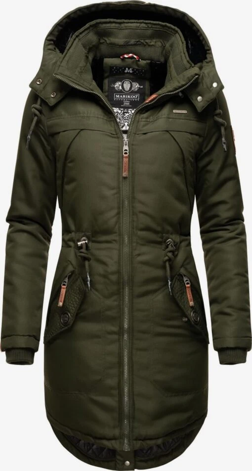 Marikoo Parkas Winterparka Kamii Dames Olijfgroen -Kledingwinkel d6836ab1b255873e41915f37b459a87e scaled