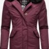 Marikoo Parkas Winterparka Karambaa Dames Wijnrood -Kledingwinkel d7d0b22b6d577fe21f64c3a9fe3595e8