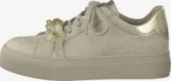 Marco Tozzi Fashion Sneakers Sneakers Laag Dames Donkerbeige -Kledingwinkel d7d343d03e8103d011891c239b2288af