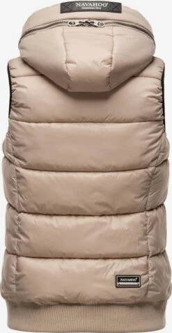 Navahoo Bodywarmers Bodywarmer Kassidy Dames Taupe -Kledingwinkel d98c6e356466bb97c0aa4d0591ca2a0f