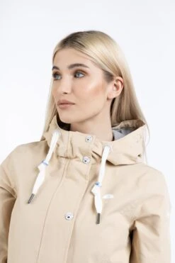 Schmuddelwedda Outdoor Jassen Functionele Jas Bridgepot Dames Beige -Kledingwinkel dc10a29af9cabf5753d6324da0673c16