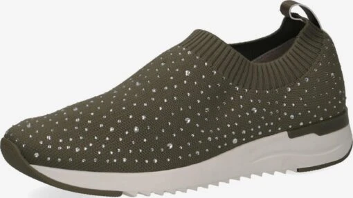 Caprice Slip-on Sneakers Slip-on Dames Groen -Kledingwinkel dcf8f04cc67f99c4904083eca325d1cf