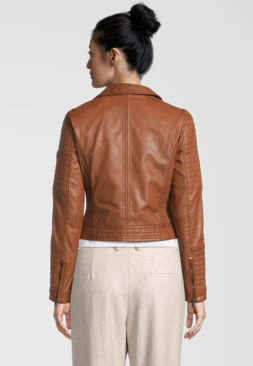 H.I.S Leren Jassen Tussenjas Dames Cognac -Kledingwinkel ddd9ea20f9623111747d30a5b17b246a scaled