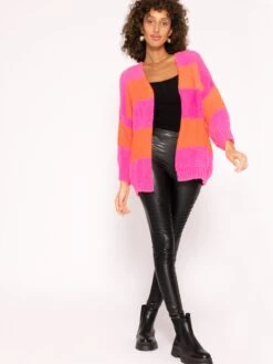 Vesten Oversized Vest Dames Neonroze -Kledingwinkel ded1ae252eb1261d4c363eb21d809abc